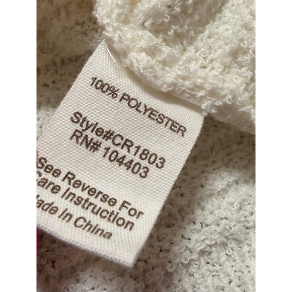 Blu Pepper Ivory Ribbed Knit Tie Strap V Neck Tank Top Boho Nautical cottagecore - Picture 3 of 8